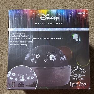 Disney Magic Holiday Mickey Mouse LED Light - Black and White